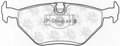 Комплект тормозных колодок, дисковый тормоз QH JP GROUP купить