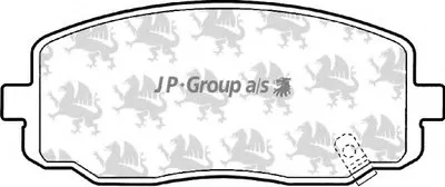 Комплект тормозных колодок, дисковый тормоз QH JP GROUP купить