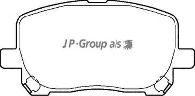 Комплект тормозных колодок, дисковый тормоз QH JP GROUP купить