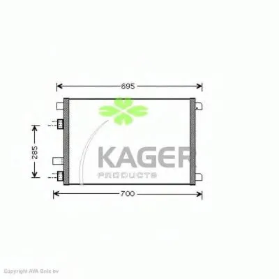 Конденсатор, кондиционер KAGER купить