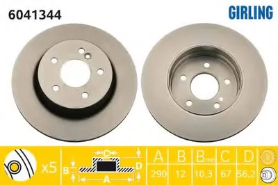 Тормозной диск GIRLING купить