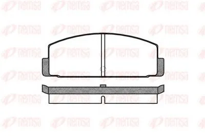 Комплект тормозных колодок, дисковый тормоз KAWE купить