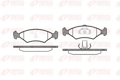 Комплект тормозных колодок, дисковый тормоз KAWE купить