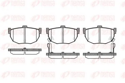 Комплект тормозных колодок, дисковый тормоз KAWE купить