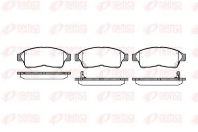 Комплект тормозных колодок, дисковый тормоз KAWE купить