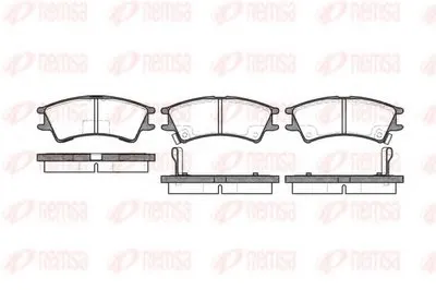 Комплект тормозных колодок, дисковый тормоз KAWE купить