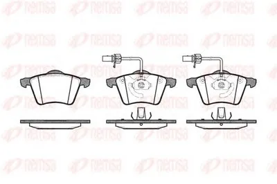 Комплект тормозных колодок, дисковый тормоз KAWE купить