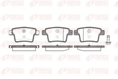 Комплект тормозных колодок, дисковый тормоз KAWE купить