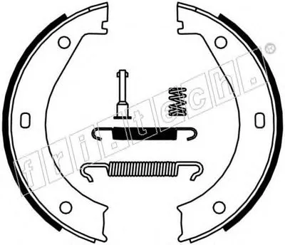 Комплект тормозных колодок, стояночная тормозная система fri.tech. купить