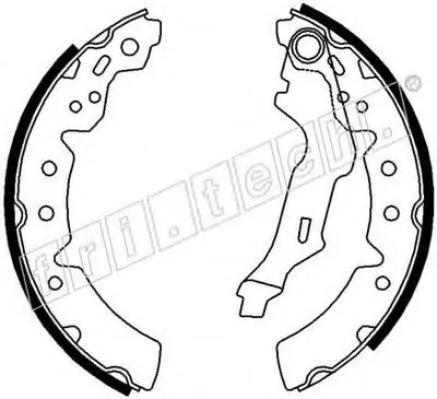 Комплект тормозных колодок REPARATION KIT fri.tech. купить