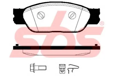 Комплект тормозных колодок, дисковый тормоз sbs купить