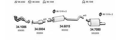 Система выпуска ОГ ASSO купить