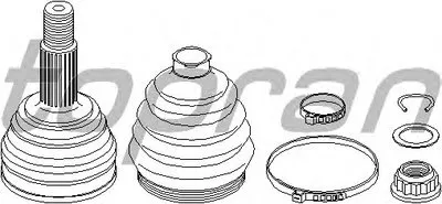 Шарнирный комплект, приводной вал TOPRAN купить