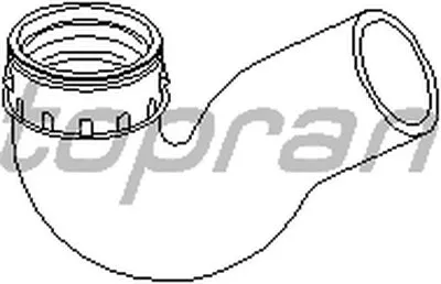 Трубка нагнетаемого воздуха TOPRAN купить