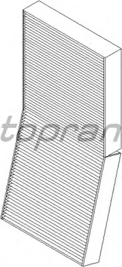 Фильтр, воздух во внутренном пространстве TOPRAN купить