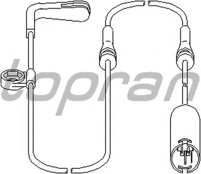 Датчик, износ тормозных колодок TOPRAN купить
