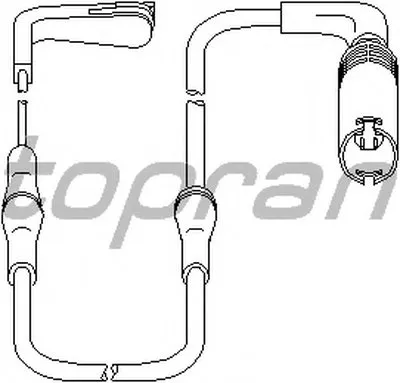 Датчик, износ тормозных колодок TOPRAN купить