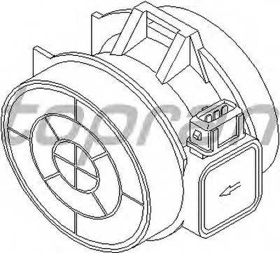 Расходомер воздуха TOPRAN купить