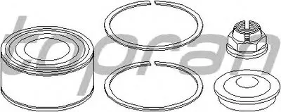 Комплект подшипника ступицы колеса TOPRAN купить