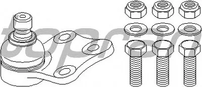 Шаровой шарнир TOPRAN купить