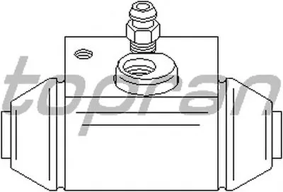 Колесный тормозной цилиндр TOPRAN купить