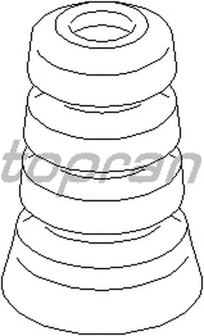 Буфер, балка моста TOPRAN купить