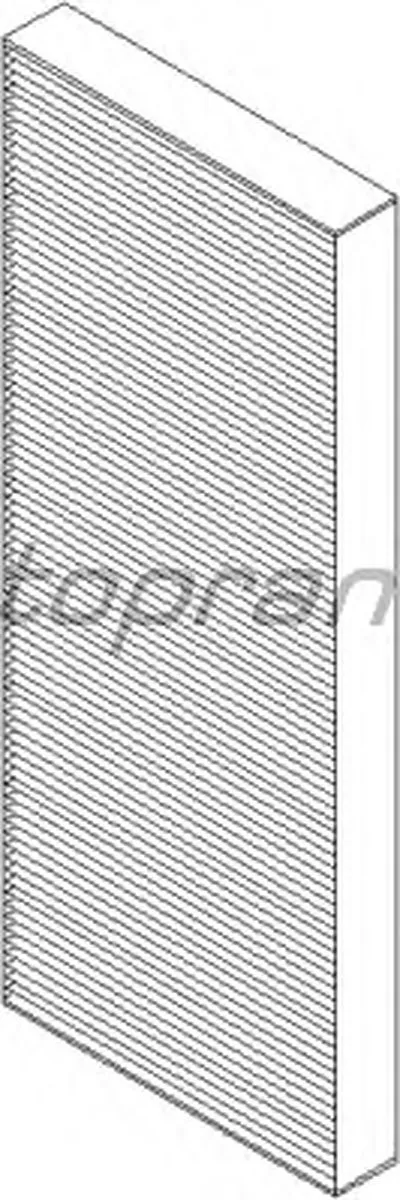 Фильтр, воздух во внутренном пространстве TOPRAN купить