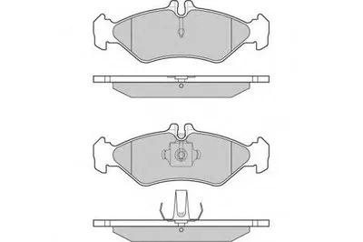 Комплект тормозных колодок, дисковый тормоз E.T.F. купить
