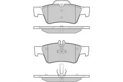 Комплект тормозных колодок, дисковый тормоз E.T.F. купить