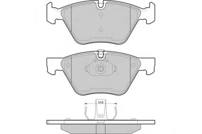 Комплект тормозных колодок, дисковый тормоз E.T.F. купить