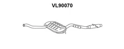 Предглушитель выхлопных газов VENEPORTE купить