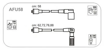 Комплект проводов зажигания JANMOR купить