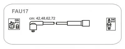 Комплект проводов зажигания JANMOR купить