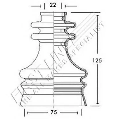 Пыльник, приводной вал FIRST LINE купить