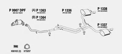 Система выпуска ОГ FENNO купить