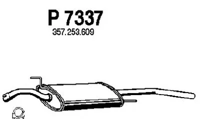Глушитель выхлопных газов конечный FENNO купить