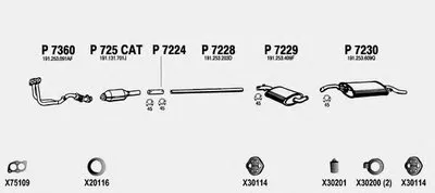 Система выпуска ОГ FENNO купить