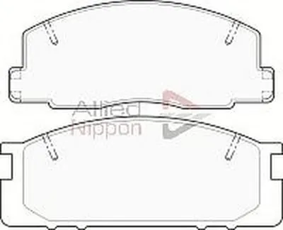 Комплект тормозных колодок, дисковый тормоз ANL Braking COMLINE купить