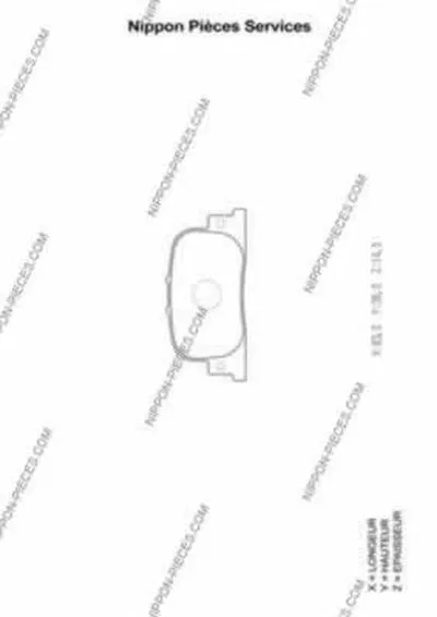 Комплект тормозных колодок, дисковый тормоз NPS купить