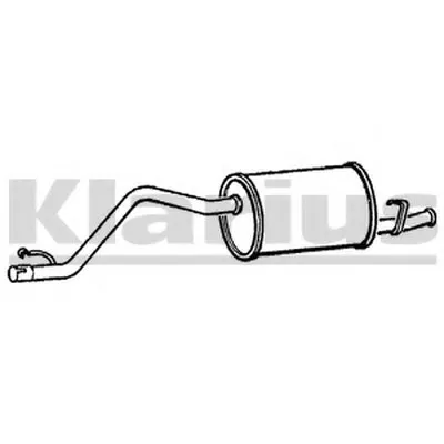 Глушитель выхлопных газов конечный KLARIUS купить