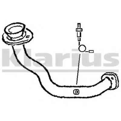 Труба выхлопного газа KLARIUS купить