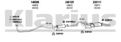 Система выпуска ОГ KLARIUS купить