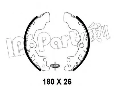 Тормозные колодки IPS Parts IPS Parts купить