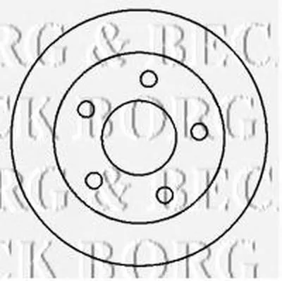 Тормозной диск BORG & BECK купить