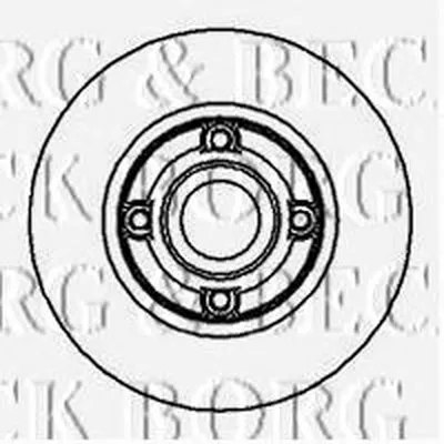 Тормозной диск BORG & BECK купить