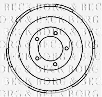 Тормозной барабан BORG & BECK купить