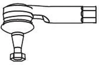 Наконечник поперечной рулевой тяги FRAP купить
