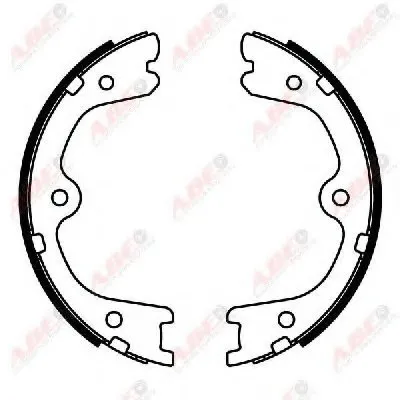 Комплект тормозных колодок, стояночная тормозная система ABE купить