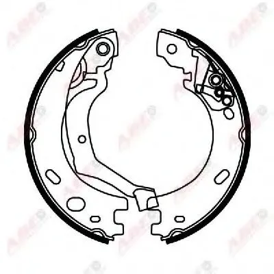 Комплект тормозных колодок, стояночная тормозная система ABE купить