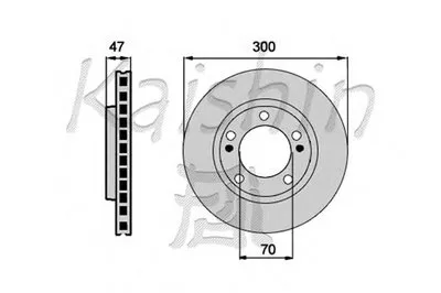 Тормозной диск KAISHIN купить